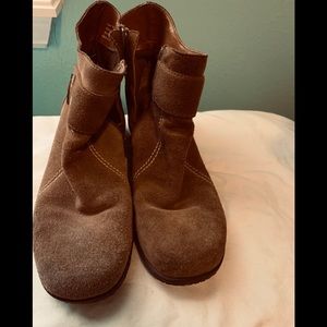 Sonoma suede ankle booties.